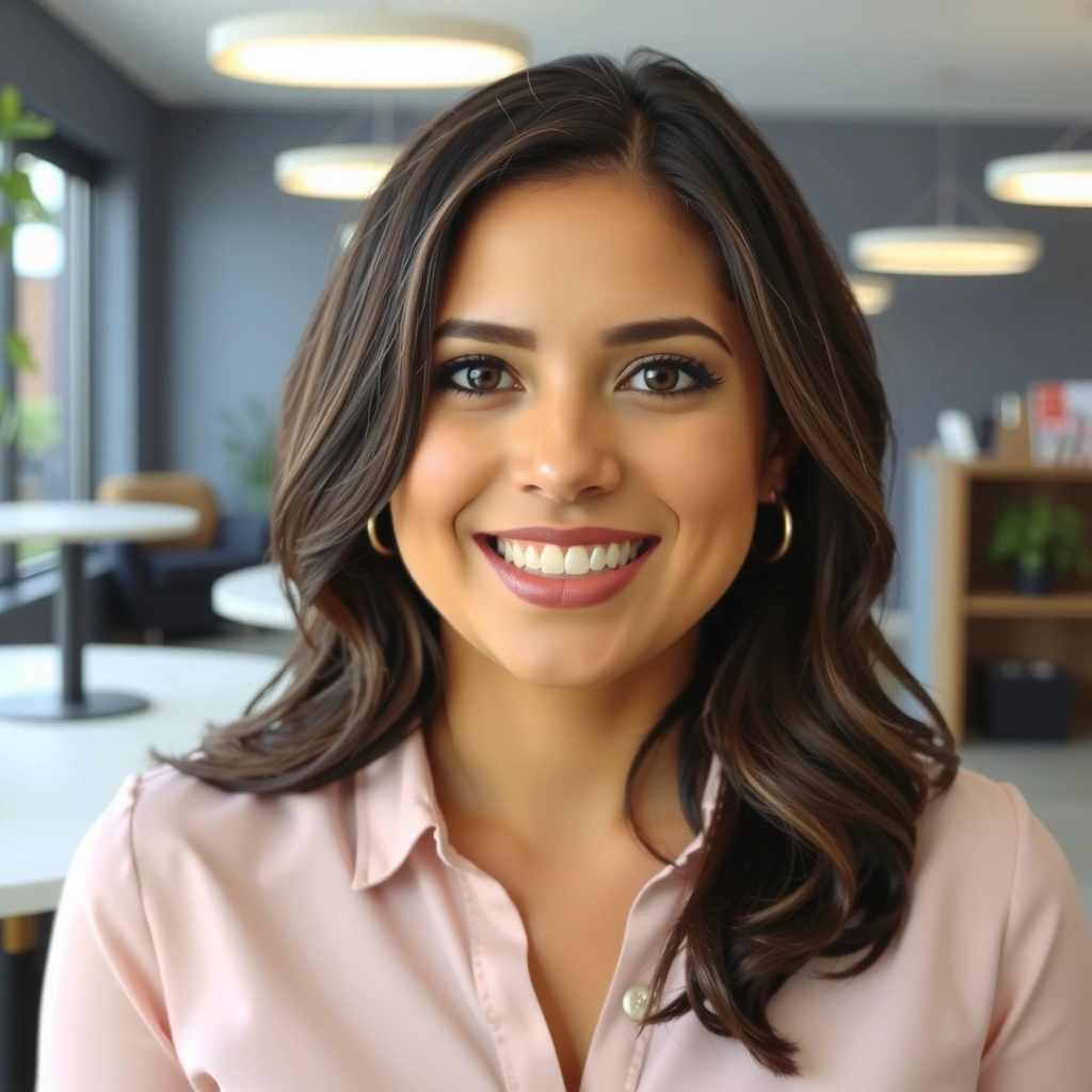 Retrato profesional de María Fernández, Coordinadora de Atención al Cliente